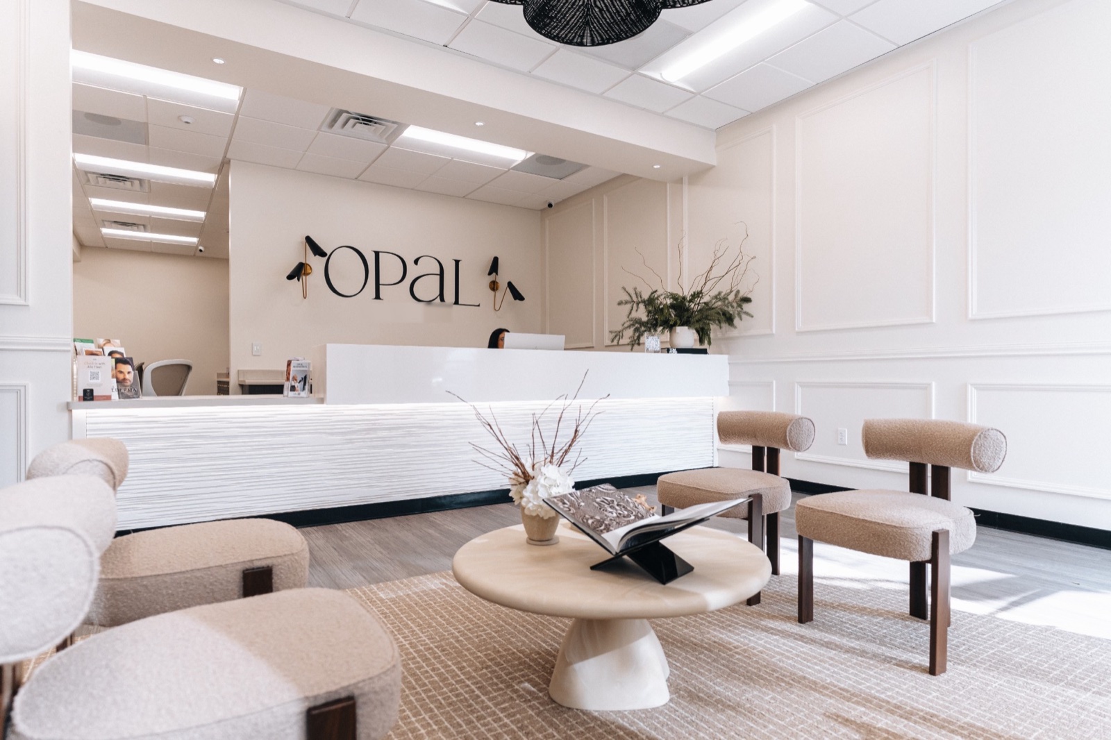 Lounge at Opal Aesthetics in Bakersfield